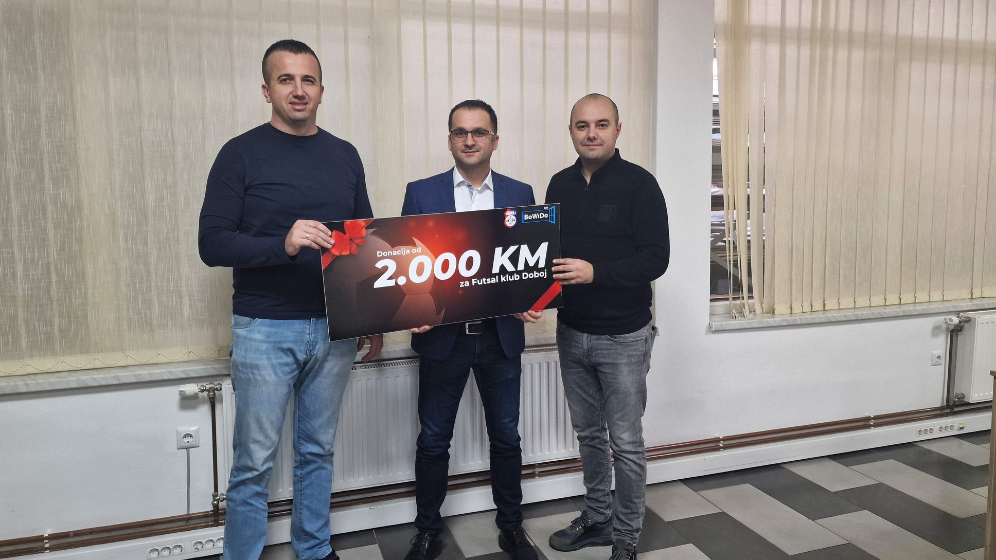 Futsal klubu Doboj uručena donacija kompanije BoWiDo
