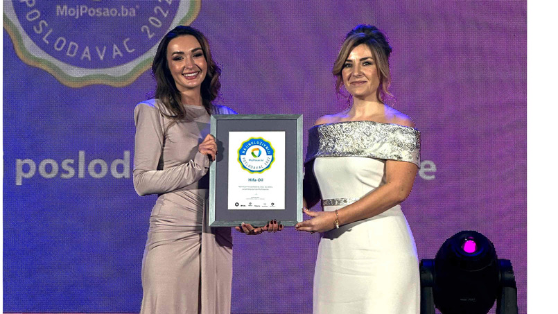Hifa-Oil sa najviše nagrada na ceremoniji „Najpoželjniji poslodavac“ u BiH