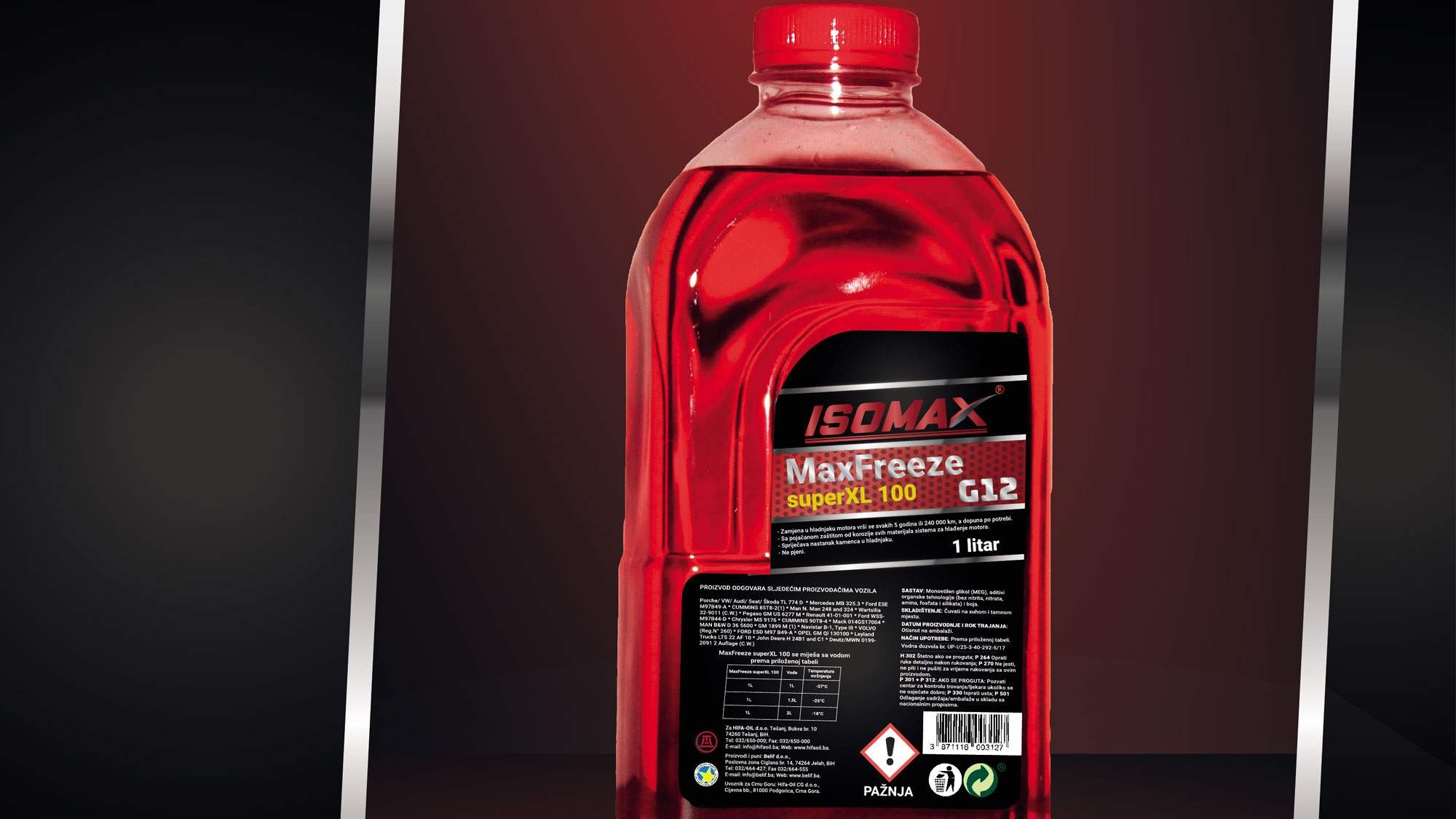 ISOMAX MAXFREEZE SUPER G-12